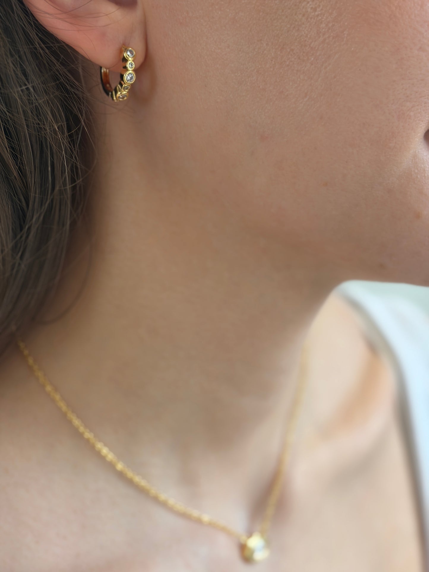 Celeste Mini Hoop Earrings